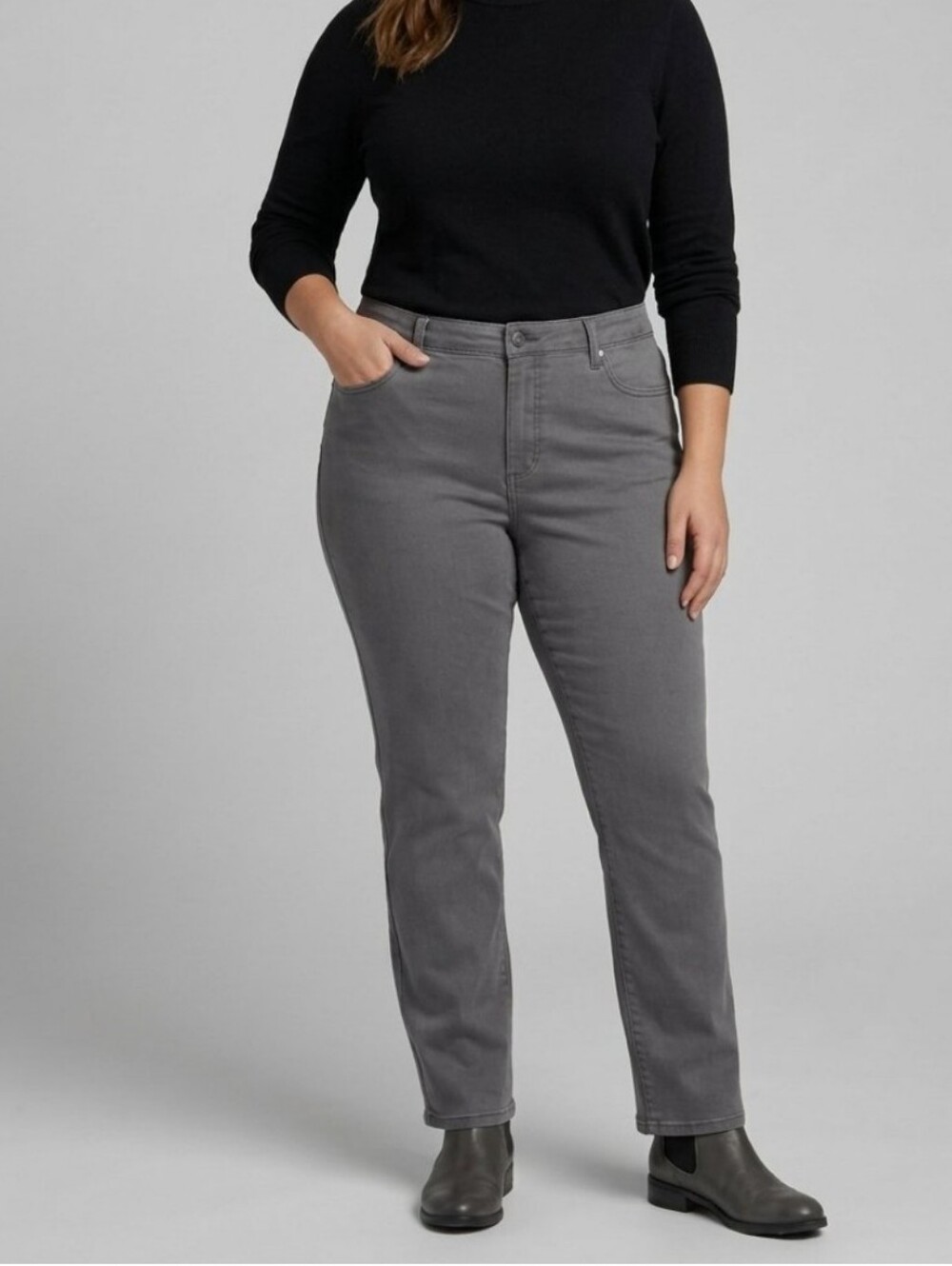 Charter Club Women's Lexington Straight Jeans Size 18